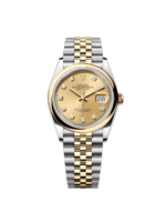 Rolex  Datejust 36mm 126203 Champagne Set with Diamonds Dial Domed Bezel Oyster Bracelet - Image 2
