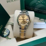 Rolex Datejust m278273-0013/0014 31mm Champagne Dial Stainless Steel and Yellow Gold Oyster Watch - Image 9