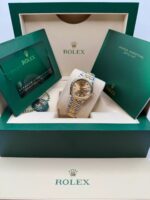 Rolex Datejust m278273-0025/0026 31mm Champagne Dial Stainless Steel and Yellow Gold Oyster Watch - Image 10