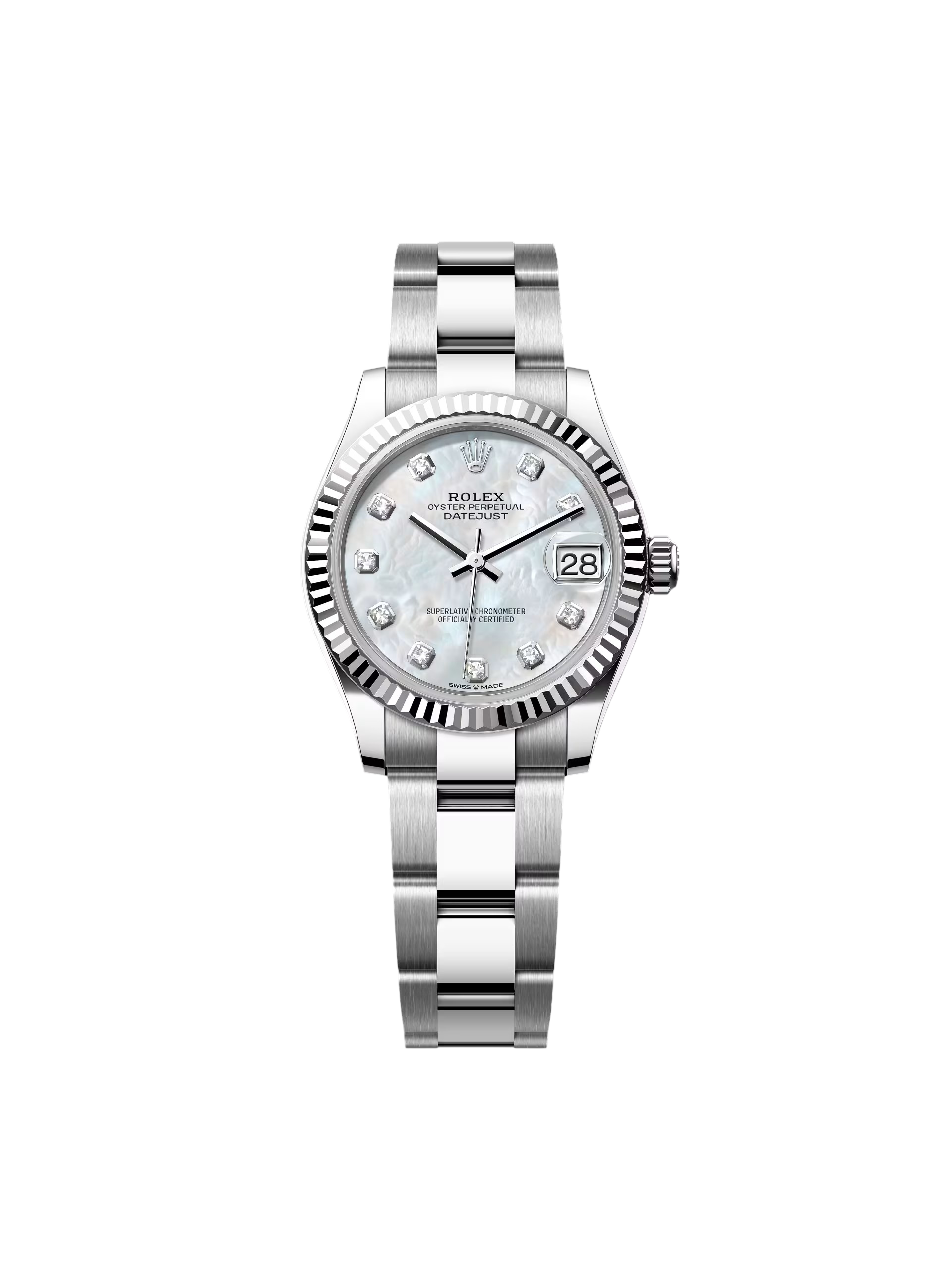 EE1D62C3-39CF-1250-EEA3-36595AC4A864 Rolex Datejust m278274-0005/0006 31mm Mother-of-Pearl 31mm Dial Oyster Watch - Image 1