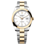 Rolex Datejust 41mm 126303 White Index Oyster Steel and Yellow Gold Mens Watch