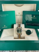Rolex Datejust m278273-0015/0016 31mm Olive Green Dial Stainless Steel and Yellow Gold Oyster Watch - Image 16