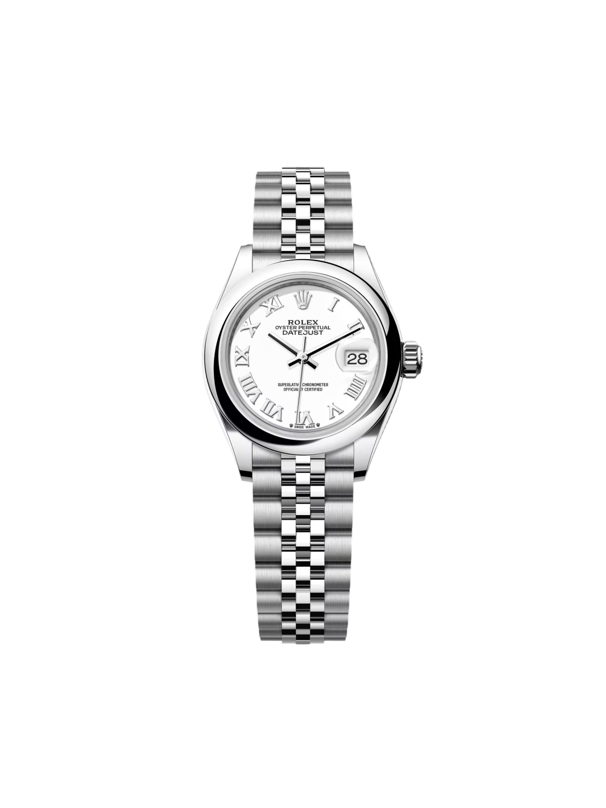 F0948753-6C06-EBC5-D930-4AE96A36737D Rolex Lady-Datejust 279160 Oyster Perpetual 28mm White Dial Oyster Bracelet - Image 1