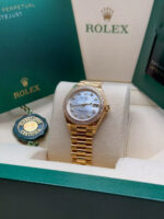 Rolex  Lady-Datejust 28mm 279138RBR White Mother-of-Pearl Dial President Bracelet Watch - Image 5
