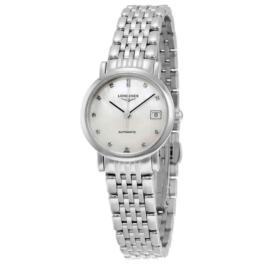 F7F5B843-DDD9-6BD6-64E9-C9078E13DC85 Longines Women's L43094876 Elegant Stainless Steel Watch - Image 1