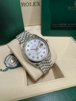 Rolex  Datejust 36mm 126234 Mother of Pearl Diamond Dial Oyster Stainless Steel - Image 9