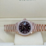 Rolex  Lady-Datejust 28mm 279135RBR Chocolate Diamond Dial Jubilee Bracelet - Image 4