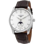 Longines Men's L2.909.4.77.3 Master Collection Brown Leather Watch